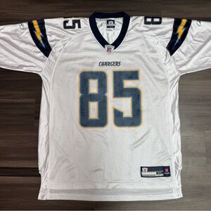 Reebok San Diego Chargers Antonio Gates #85 NFL Away Equipment Jersey Men’s XL